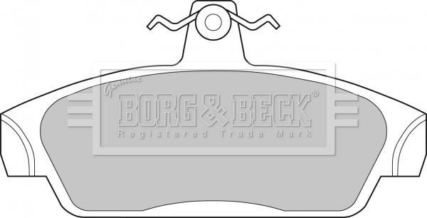Borg & Beck BBP1411 - Kit pastiglie freno, Freno a disco www.autoricambit.com