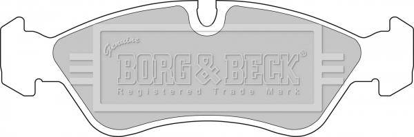 Borg & Beck BBP1423 - Kit pastiglie freno, Freno a disco www.autoricambit.com