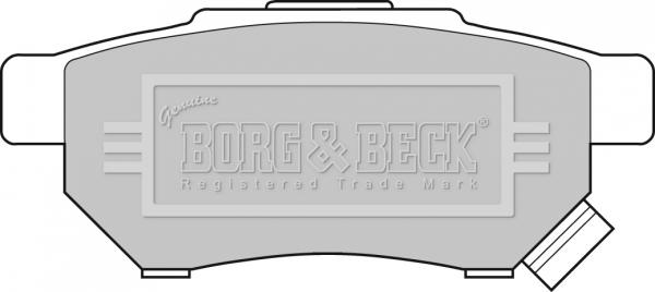Borg & Beck BBP1526 - Kit pastiglie freno, Freno a disco www.autoricambit.com