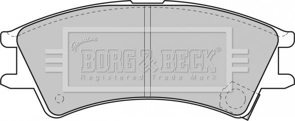 Borg & Beck BBP1659 - Kit pastiglie freno, Freno a disco www.autoricambit.com