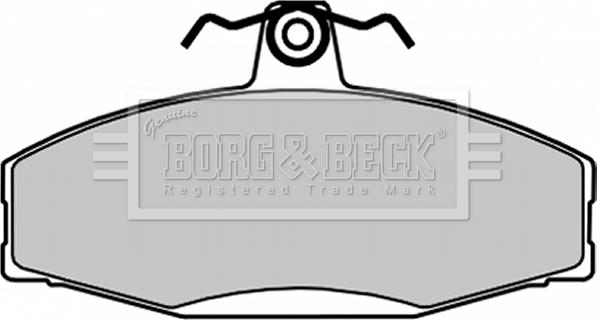 Borg & Beck BBP1604 - Kit pastiglie freno, Freno a disco www.autoricambit.com
