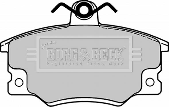 Borg & Beck BBP1090 - Kit pastiglie freno, Freno a disco www.autoricambit.com