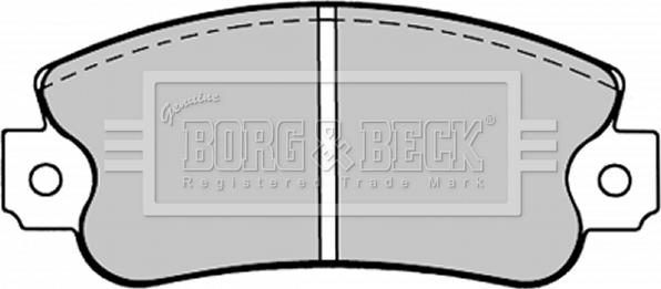 Borg & Beck BBP1093 - Kit pastiglie freno, Freno a disco www.autoricambit.com