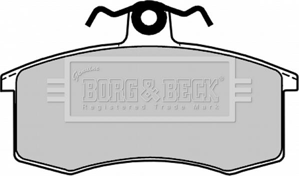 Borg & Beck BBP1053 - Kit pastiglie freno, Freno a disco www.autoricambit.com