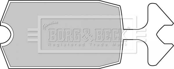 Borg & Beck BBP1034 - Kit pastiglie freno, Freno a disco www.autoricambit.com