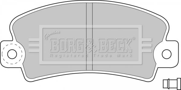Borg & Beck BBP1036 - Kit pastiglie freno, Freno a disco www.autoricambit.com