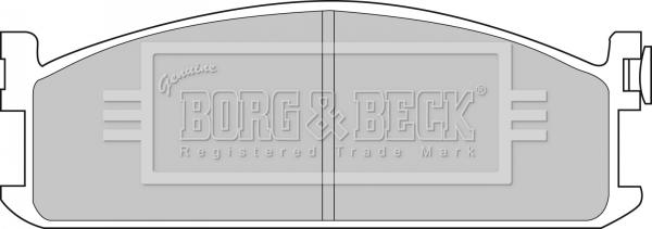 Borg & Beck BBP1075 - Kit pastiglie freno, Freno a disco www.autoricambit.com