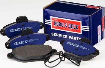 Borg & Beck BBP1852 - Kit pastiglie freno, Freno a disco www.autoricambit.com