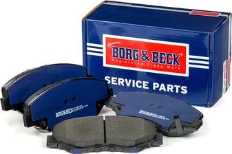 Borg & Beck BBP1860 - Kit pastiglie freno, Freno a disco www.autoricambit.com
