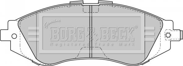 Borg & Beck BBP1881 - Kit pastiglie freno, Freno a disco www.autoricambit.com