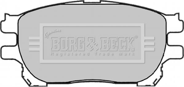 Borg & Beck BBP1836 - Kit pastiglie freno, Freno a disco www.autoricambit.com