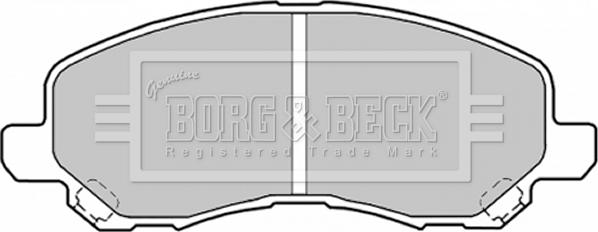 Borg & Beck BBP1831 - Kit pastiglie freno, Freno a disco www.autoricambit.com