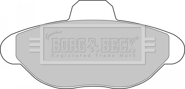 Borg & Beck BBP1391 - Kit pastiglie freno, Freno a disco www.autoricambit.com