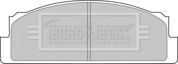 Borg & Beck BBP1305 - Kit pastiglie freno, Freno a disco www.autoricambit.com