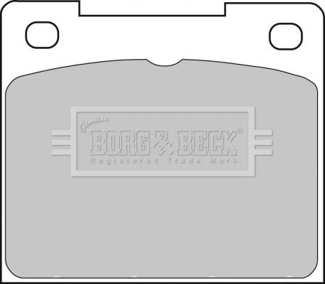 Borg & Beck BBP1307 - Kit pastiglie freno, Freno a disco www.autoricambit.com