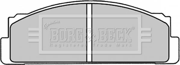 Borg & Beck BBP1310 - Kit pastiglie freno, Freno a disco www.autoricambit.com