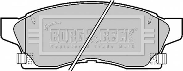 Borg & Beck BBP1373 - Kit pastiglie freno, Freno a disco www.autoricambit.com