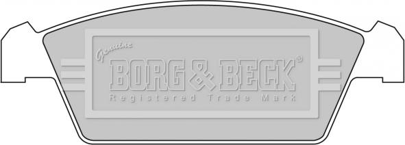 Borg & Beck BBP1299 - Kit pastiglie freno, Freno a disco www.autoricambit.com