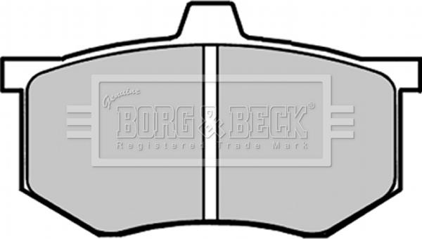 Borg & Beck BBP1275 - Kit pastiglie freno, Freno a disco www.autoricambit.com