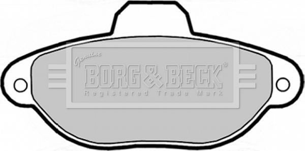 Borg & Beck BBP1738 - Kit pastiglie freno, Freno a disco www.autoricambit.com
