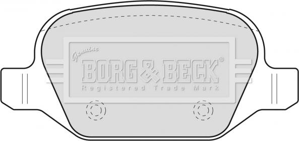 Borg & Beck BBP1776 - Kit pastiglie freno, Freno a disco www.autoricambit.com