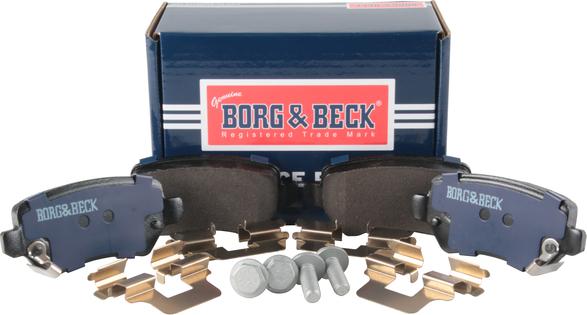 Borg & Beck BBP1777 - Kit pastiglie freno, Freno a disco www.autoricambit.com