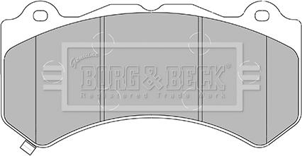 Borg & Beck BBP2436 - Kit pastiglie freno, Freno a disco www.autoricambit.com