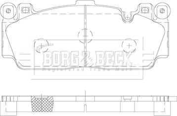 Borg & Beck BBP2473 - Kit pastiglie freno, Freno a disco www.autoricambit.com
