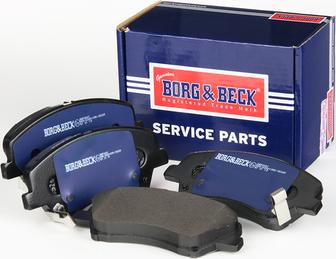 Borg & Beck BBP2681 - Kit pastiglie freno, Freno a disco www.autoricambit.com