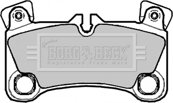 Borg & Beck BBP2092 - Kit pastiglie freno, Freno a disco www.autoricambit.com