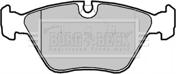 Borg & Beck BBP2014 - Kit pastiglie freno, Freno a disco www.autoricambit.com