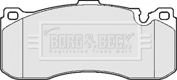 Borg & Beck BBP2155 - Kit pastiglie freno, Freno a disco www.autoricambit.com