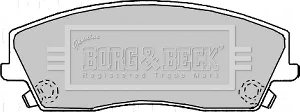 Borg & Beck BBP2167 - Kit pastiglie freno, Freno a disco www.autoricambit.com