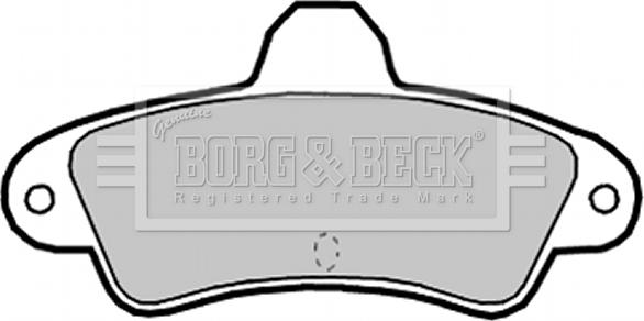 Borg & Beck BBP2128 - Kit pastiglie freno, Freno a disco www.autoricambit.com
