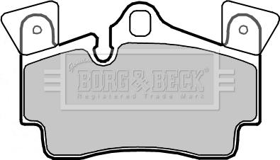 Borg & Beck BBP2352 - Kit pastiglie freno, Freno a disco www.autoricambit.com