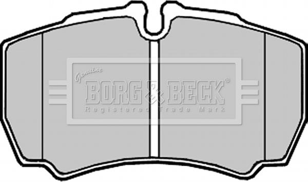 Borg & Beck BBP2337 - Kit pastiglie freno, Freno a disco www.autoricambit.com