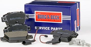Borg & Beck BBP2325 - Kit pastiglie freno, Freno a disco www.autoricambit.com