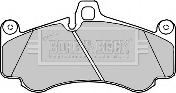 Borg & Beck BBP2371 - Kit pastiglie freno, Freno a disco www.autoricambit.com