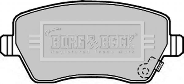Borg & Beck BBP2297 - Kit pastiglie freno, Freno a disco www.autoricambit.com