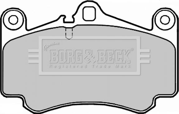 Borg & Beck BBP2255 - Kit pastiglie freno, Freno a disco www.autoricambit.com