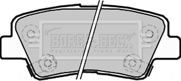 Borg & Beck BBP2220 - Kit pastiglie freno, Freno a disco www.autoricambit.com