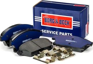 Borg & Beck BBP2228 - Kit pastiglie freno, Freno a disco www.autoricambit.com