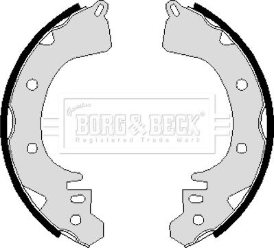 Borg & Beck BBS6098 - Kit freno, freni a tamburo www.autoricambit.com