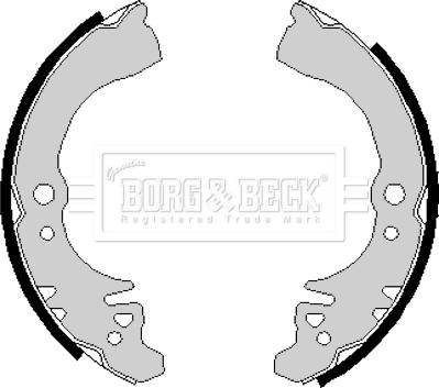Borg & Beck BBS6135 - Kit freno, freni a tamburo www.autoricambit.com