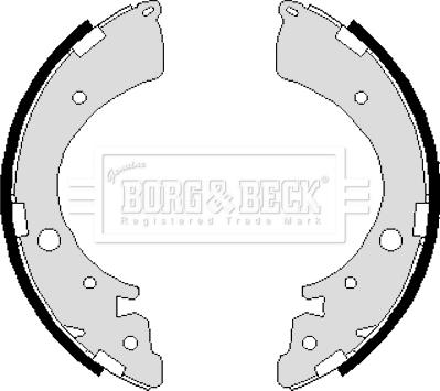 Borg & Beck BBS6235 - Kit freno, freni a tamburo www.autoricambit.com