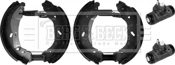 Borg & Beck BBS1145K - Kit freno, freni a tamburo www.autoricambit.com