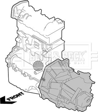 Borg & Beck BEM4314 - Sospensione, Motore www.autoricambit.com