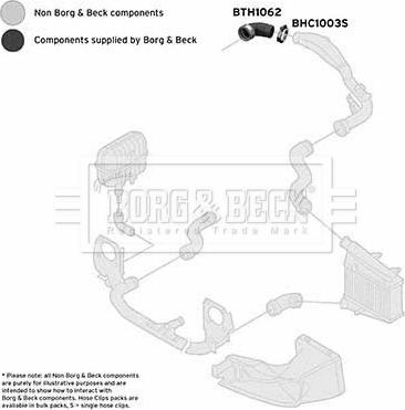 Borg & Beck BTH1062 - Flessibile d'aspirazione, Filtro aria www.autoricambit.com