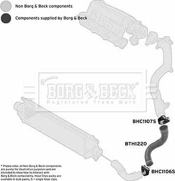 Borg & Beck BTH1220 - Flessibile aria alimentazione www.autoricambit.com