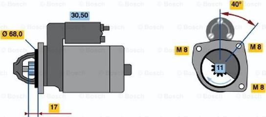 BOSCH 0 986 014 770 - Motorino d'avviamento www.autoricambit.com